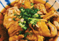 Tender Boiled Chicken — Chinese dish at Pokhara Chinese Restaurant